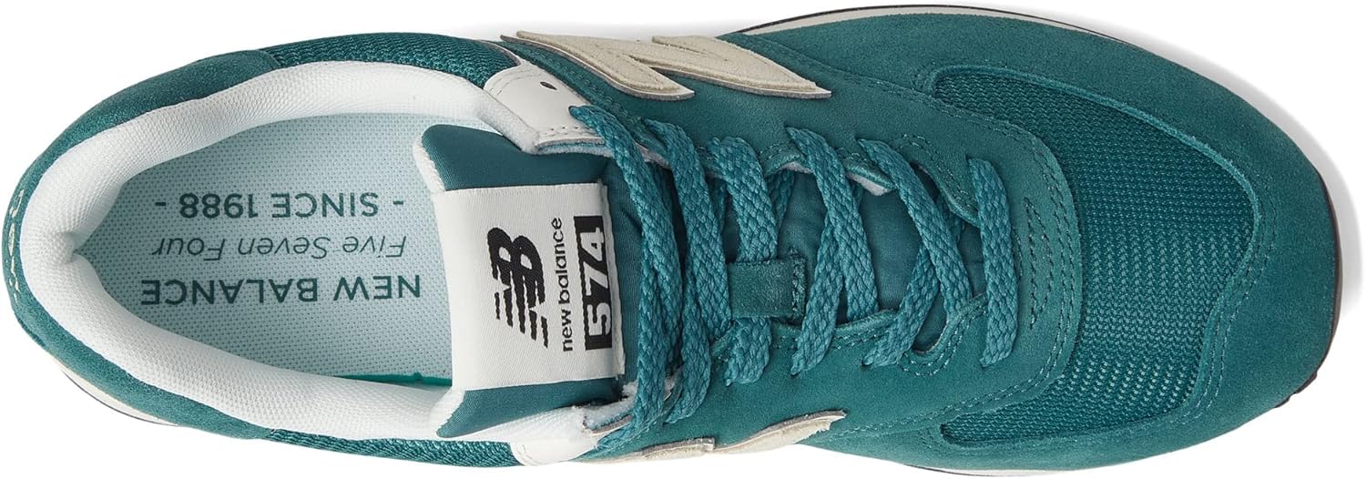 New Balance Мужские кроссовки 574 V1 Core, Green/Grey — фото 3