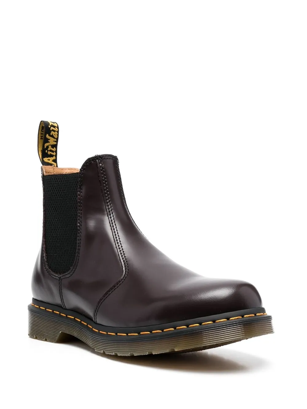 Мужские ботинки челси Dr. Martens из гладкой кожи, темно-коричневый — фото 2