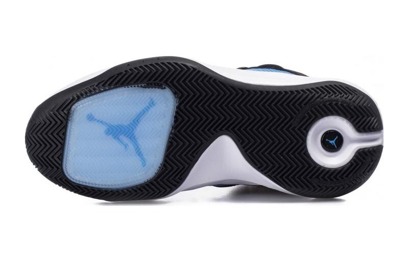 Баскетбольные кроссовки Jumpman 2020 GS Mid-top Blue/Black Jordan, синий — фото 4