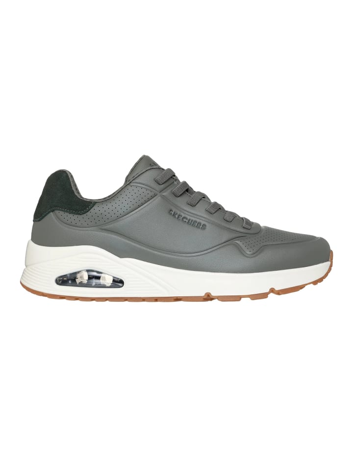 Кроссовки низкие UNO - Tailored Air зеленого цвета Skechers — фото 3
