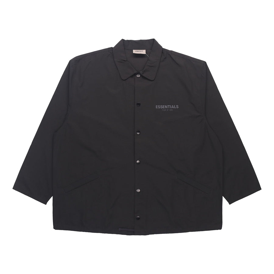 

Куртка Fear of God Essentials SS21 Coaches Jacket Stretch Limo Black, черный
