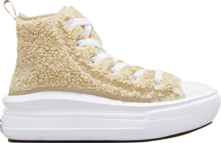 

Кроссовки Chuck Taylor All Star Move Platform High PS 'Sherpa - Beach Stone', кремовый