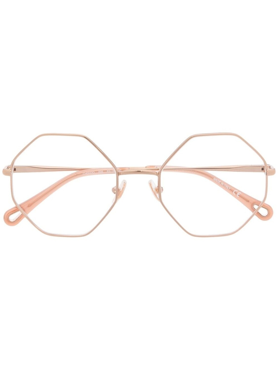 

Chloé Eyewear очки в восьмиугольной оправе, золотистый