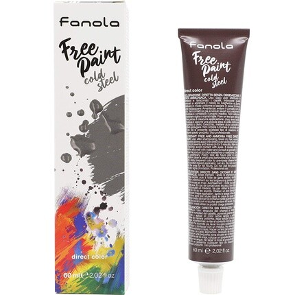

Полуперманентная краска для волос Free Paints Cold Steel 60 мл, Fanola