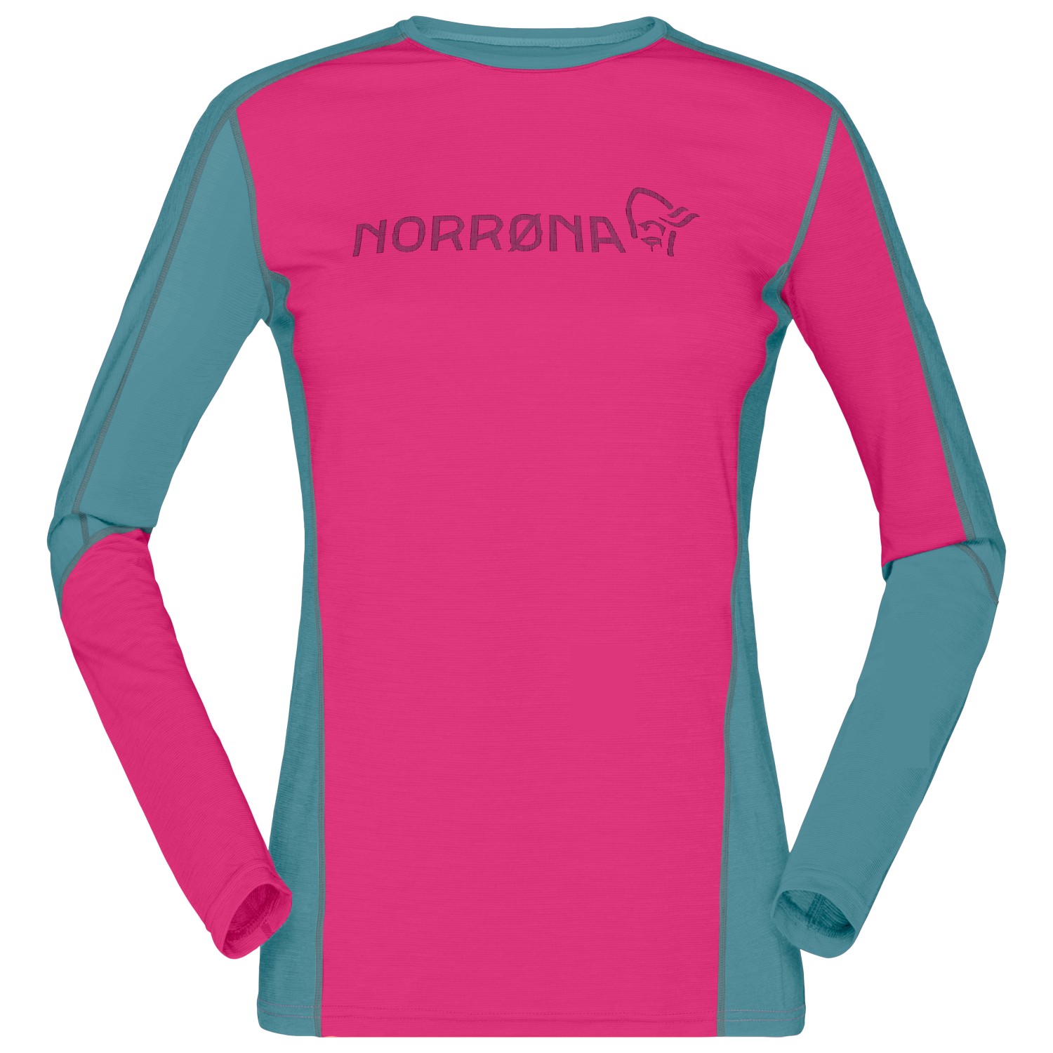 

Рубашка из мериноса Norrøna Falketind Equaliser Merino Round Neck, цвет Festival Fuchsia