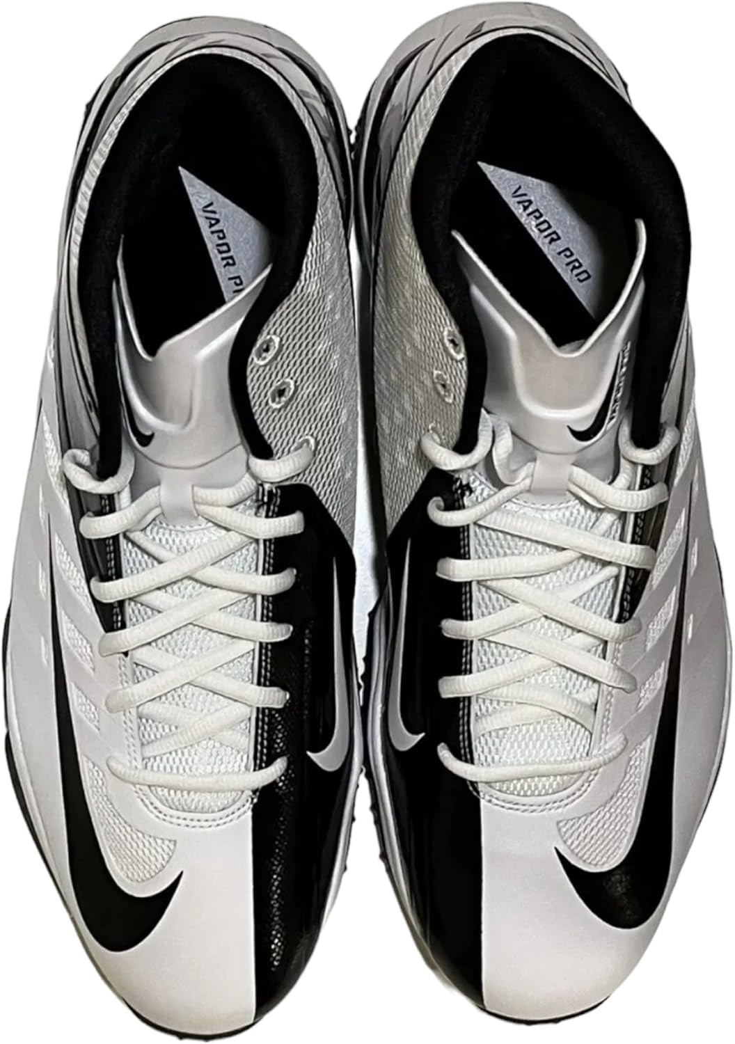 Футбольные бутсы Nike Men's Alpha Menace Pro 2 D - черный/белый, размер 7M US, белый/черный — фото 3