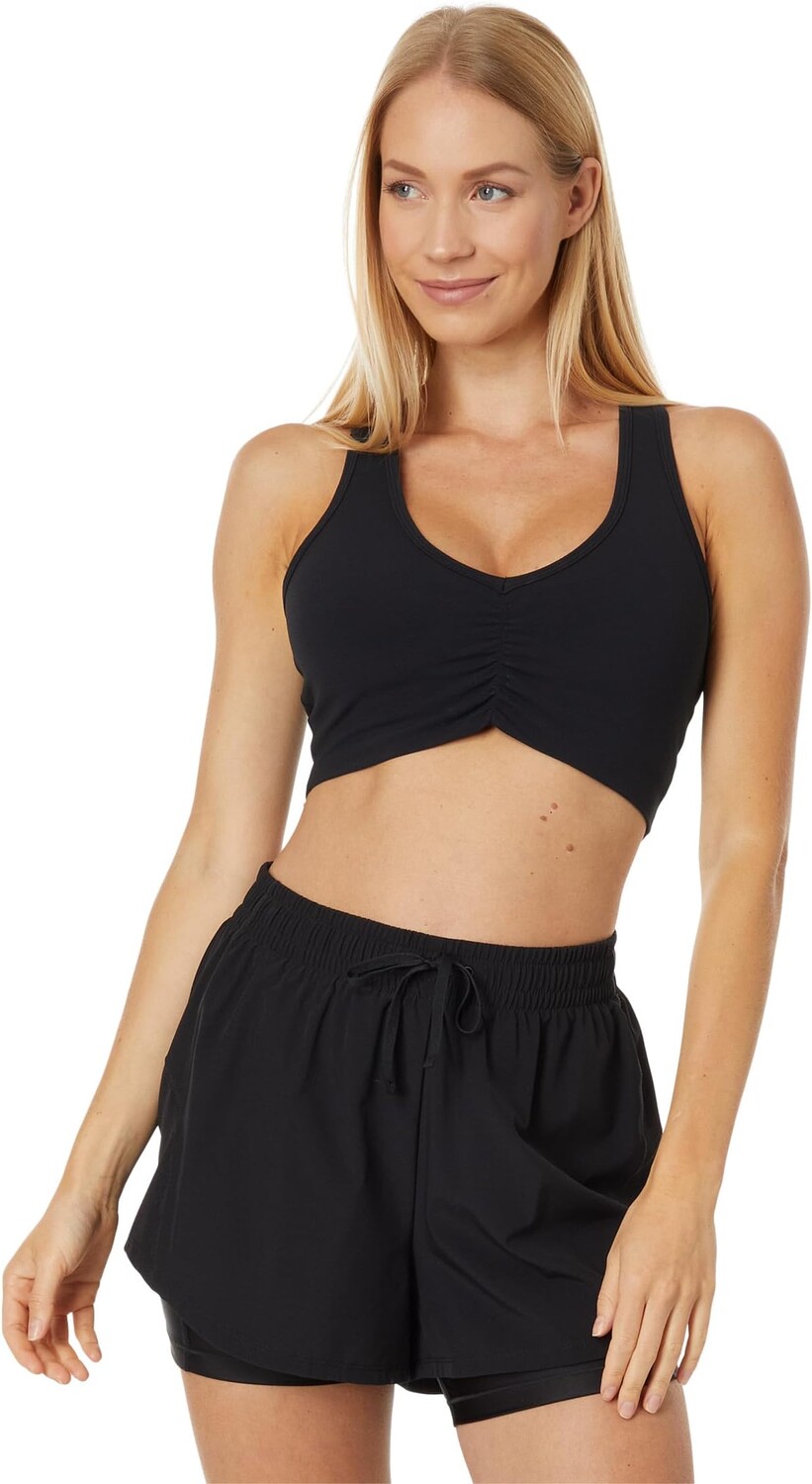 

Бюстгальтер Splits59 Airweight Bra with Ruching, черный