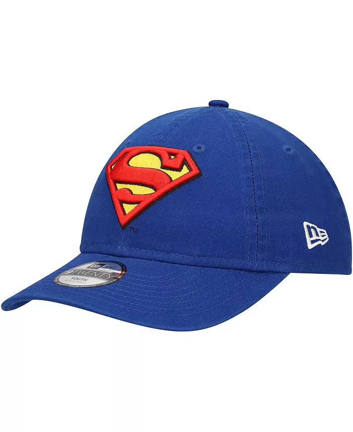 

Синяя регулируемая кепка 9TWENTY Big Boys and Girls Superman New Era