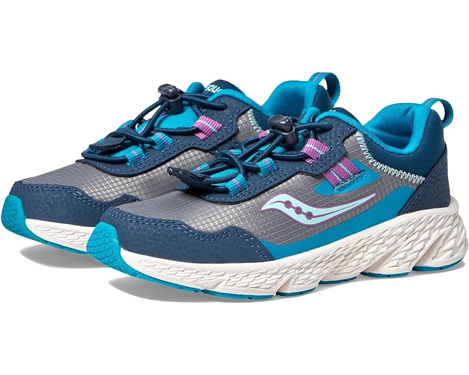 

Кроссовки Saucony Wind Shield 3.0, цвет Navy/Grey/Turquoise
