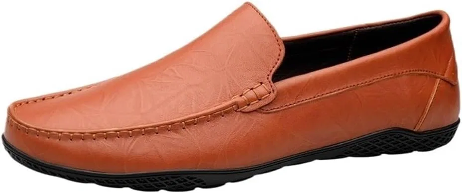 Мужские лоферы кожаные, Brown UOPYNE