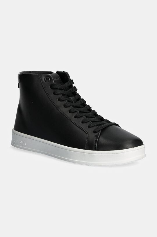 

Кожаные кроссовки HIGH TOP LACE UP Calvin Klein, черный