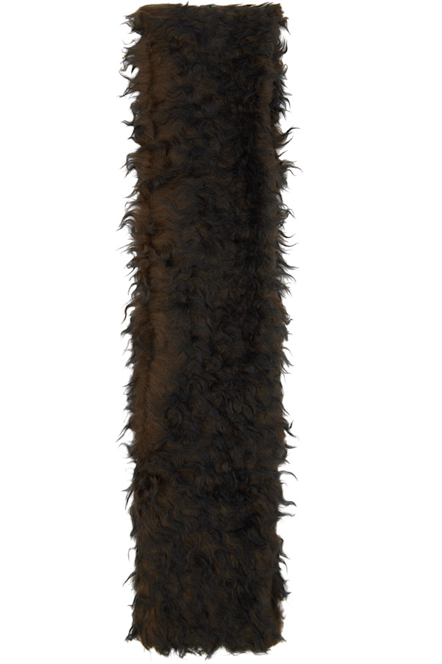 

Our Legacy Коричневый шарф из ниток