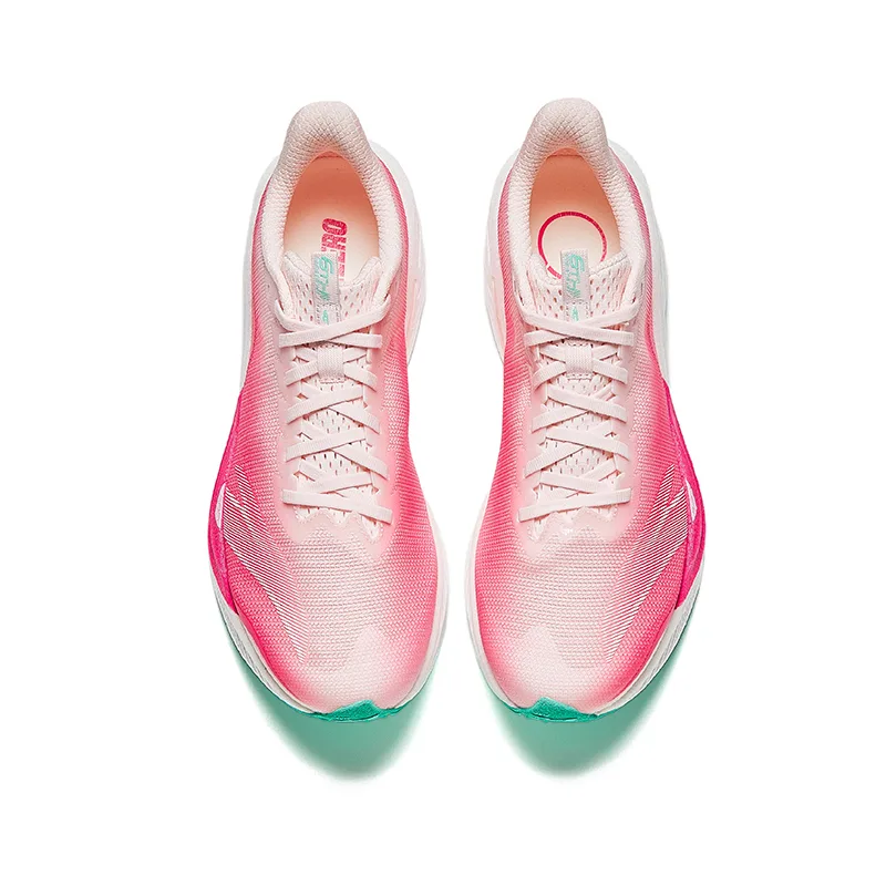 ANTA Кроссовки Mach 6 Low top Casual Training для бега на длинные дистанции мужские Pollen Pink/Radiant Pink/Papyrus White — фото 4