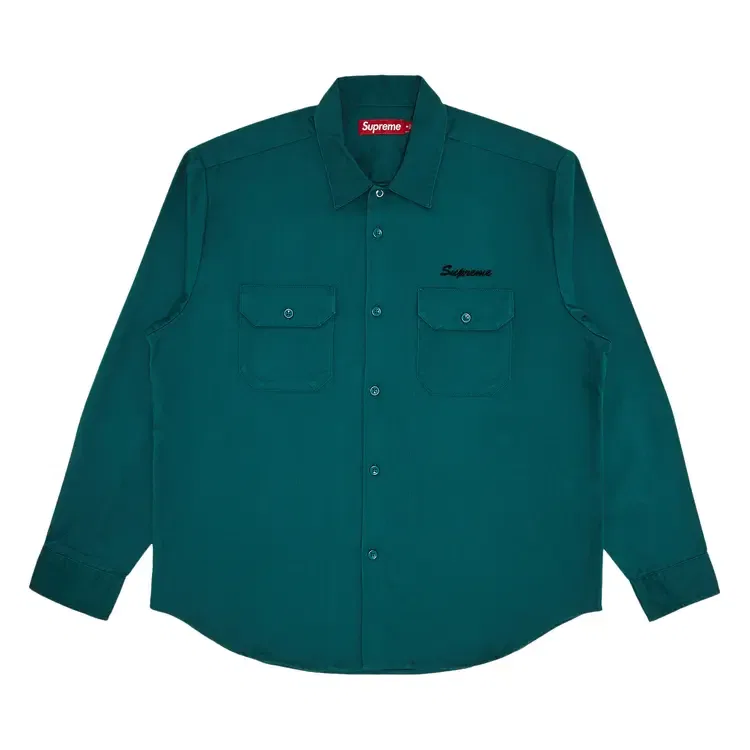 Рабочая рубашка Supreme Mister Cartoon Work Shirt, зеленый