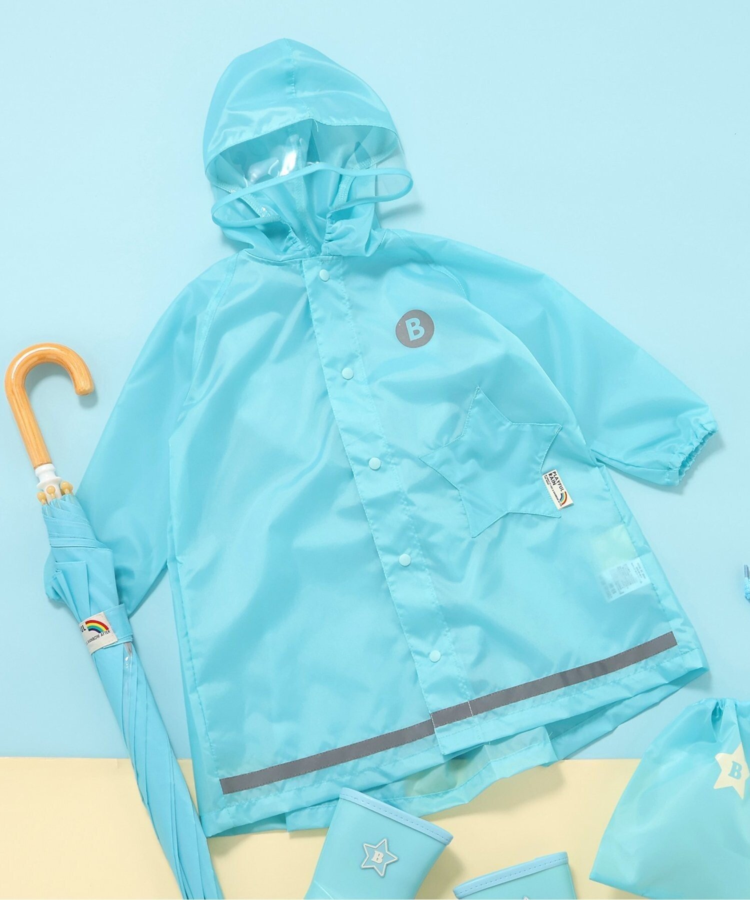 Умный дождевик BREEZE, Blue