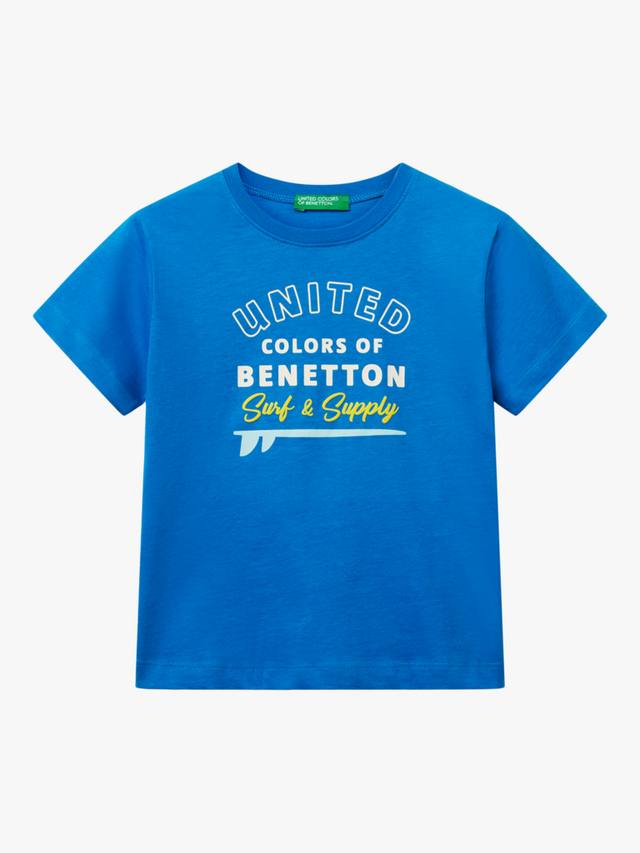 

Детская футболка с логотипом Benetton, Blue