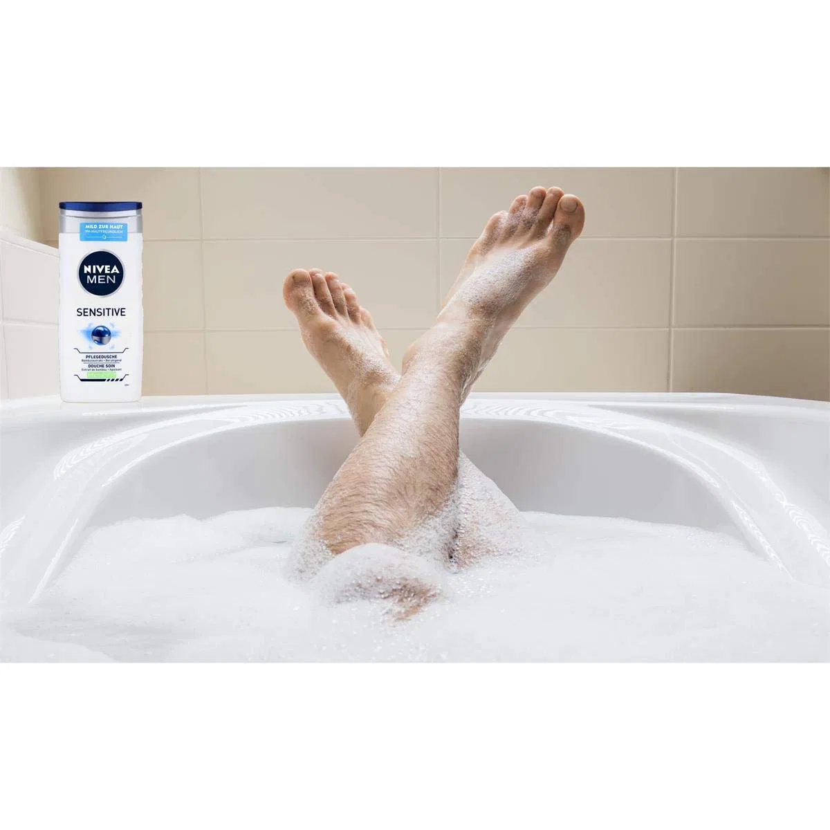 Мужской гель для душа «Sensitive» от Nivea, 3 x 250 мл Nivea — фото 2