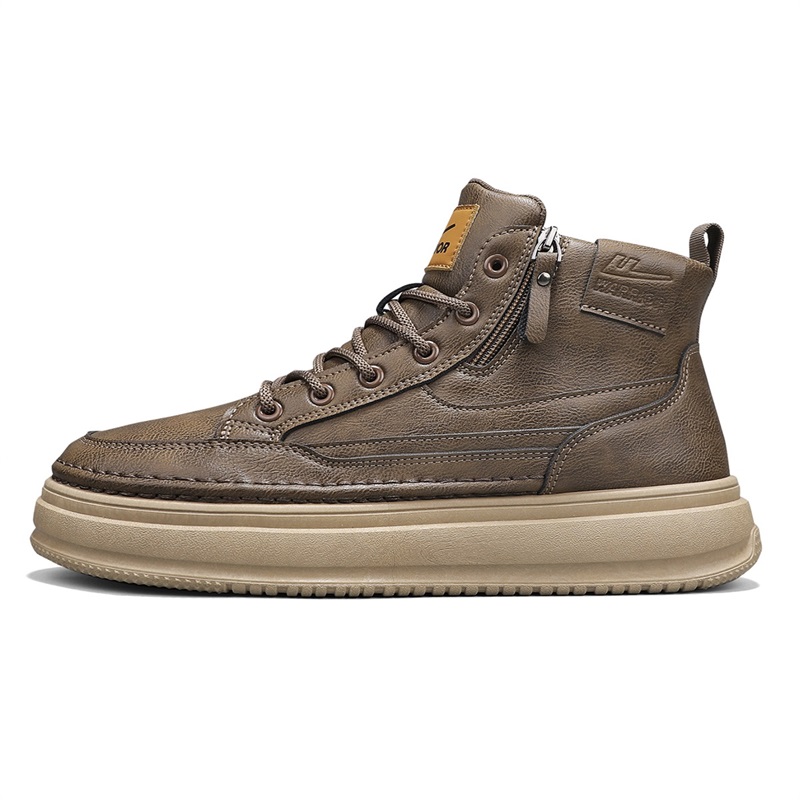 

WARRIOR Кроссовки для скейтбординга мужские High top Brown