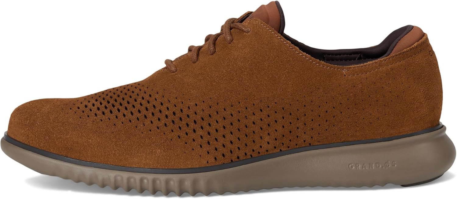 Мужские оксфорды Cole Haan Zerogrand Wing, коричневый — фото 4