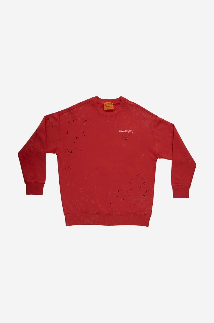 

Хлопковая толстовка для Timberland A-COLD-WALL*, красный