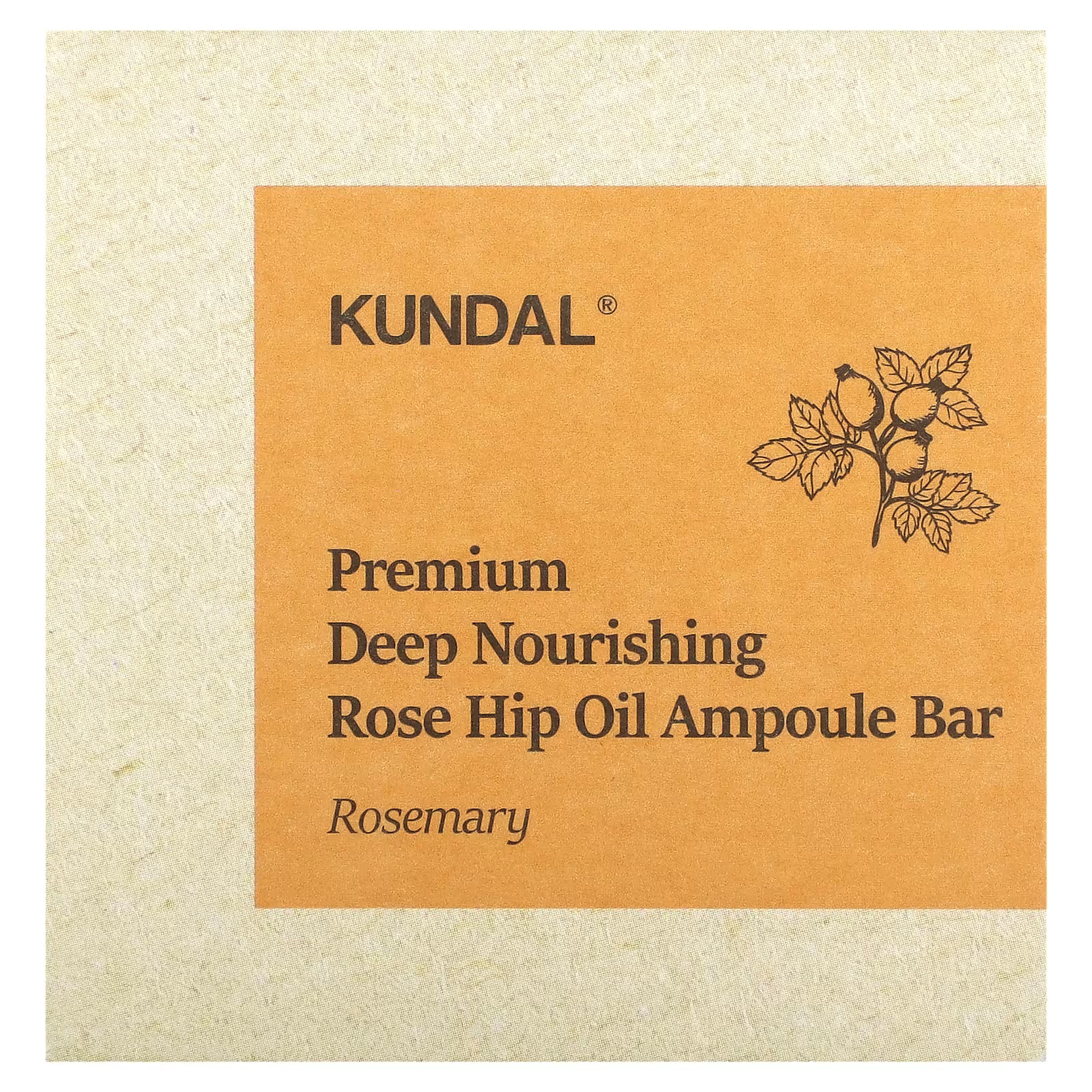 

Мыло Kundal Rose Hip Oil Ampoule с розмарином