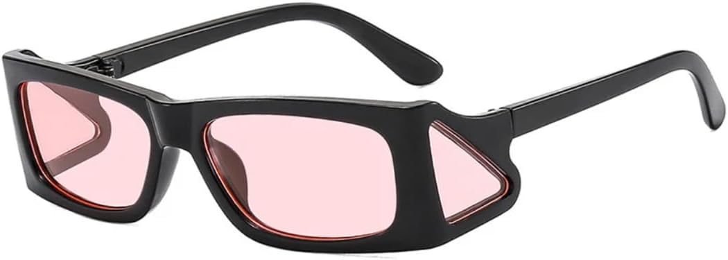 

Модные маленькие солнцезащитные очки для женщин, в стиле панк, для мужчин, для занятий спортом на открытом воздухе, велоспорта, ветрозащитные очки UV400 VVTWSSW, Black Pink