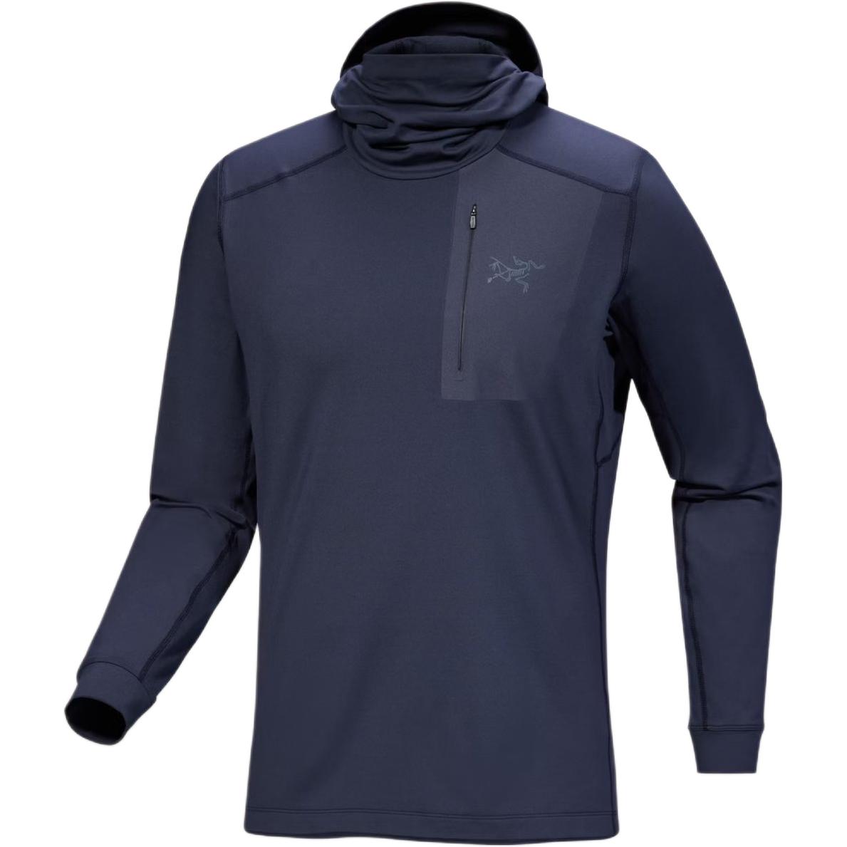 

Мужская толстовка RHO LT Arcteryx, синий черный/черный sapphire ii