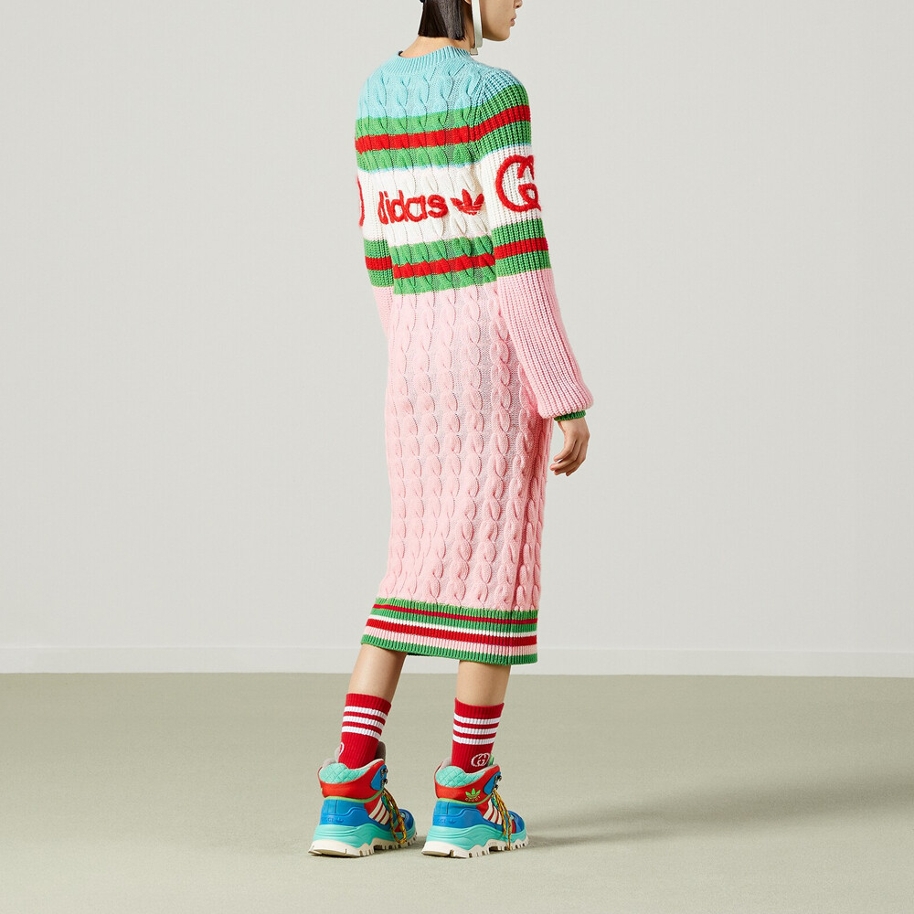 Платье Adidas X Gucci, розовый — фото 3