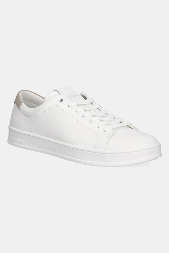 

Кожаные кроссовки LOW TOP LACE UP NU Calvin Klein, белый