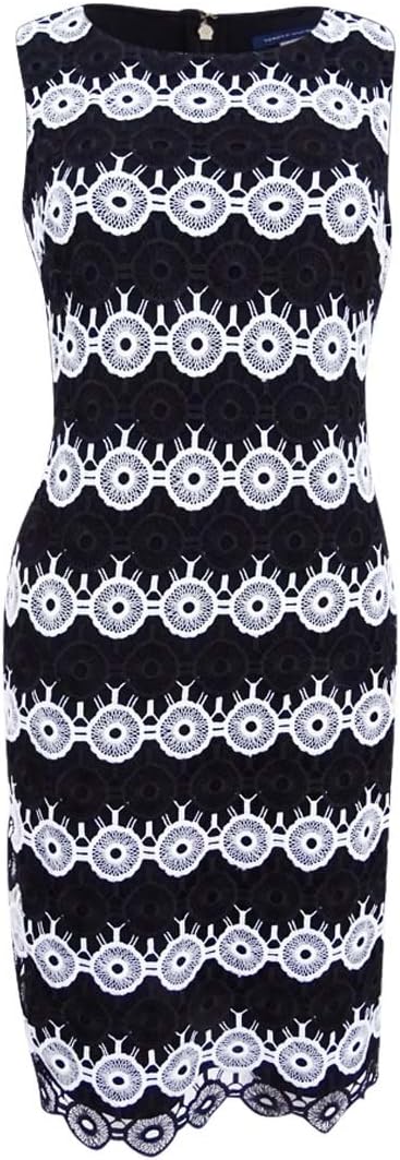 

Женское платье футляр Tommy Hilfiger, Black/Ivory