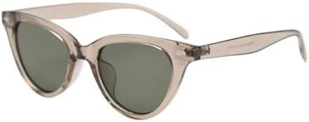 

Солнцезащитные очки для женщин в стиле ретро, ​​поляризованные солнцезащитные очки для мужчин, зеленые, коричневые, женские, с защитой от УФ-излучения UV400 MTZJH, Khaki With Green