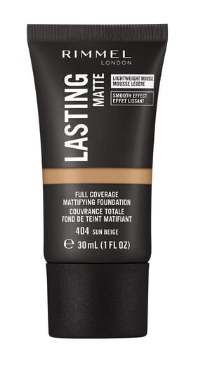 

Тональный крем для лица 404 Sun Beige, 30 мл Rimmel, Lasting Matte