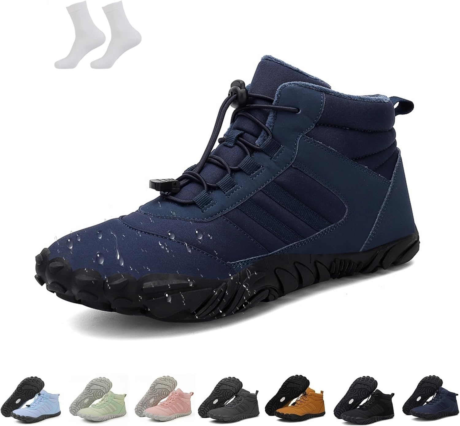 

Зимние нескользящие и водонепроницаемые босоножки, мужские и женские походные зимние ботинки, удобные легкие походные ботинки с широкой носочной частью, утепленные (светло-зеленые, 8 женщин/6,5 мужчин) Spfpdd