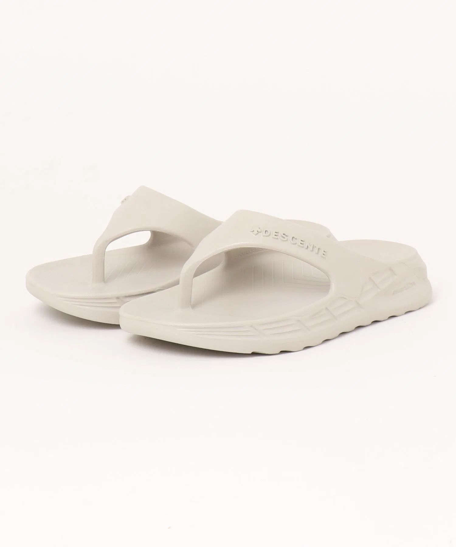 Унисекс сандалии DESCENTE Enerzite Calm Thong V2 бежевые