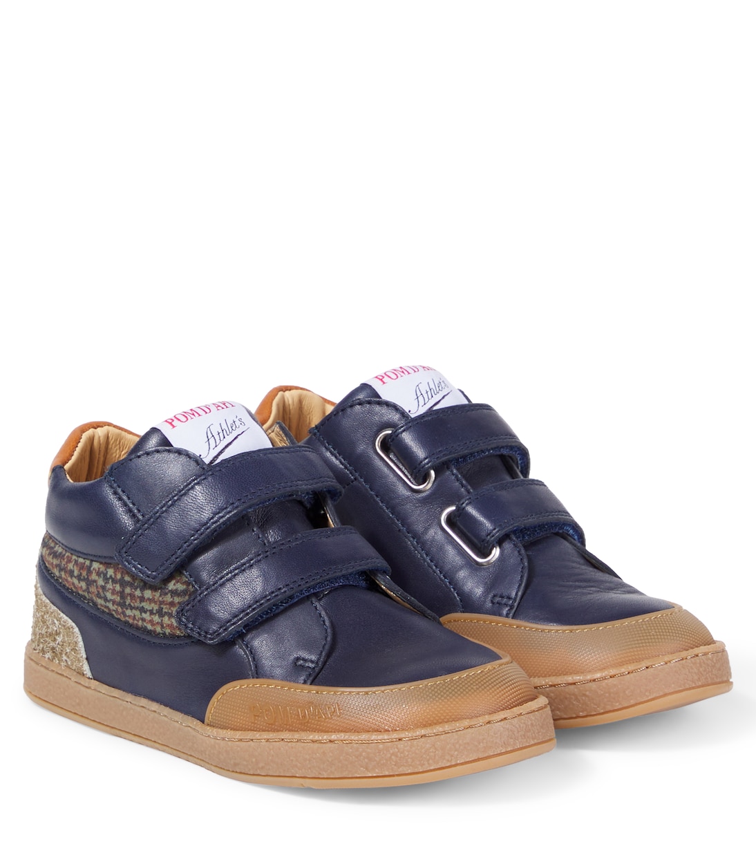 

Кожаные кроссовки Backy Pom d'Api, Nappa Marine