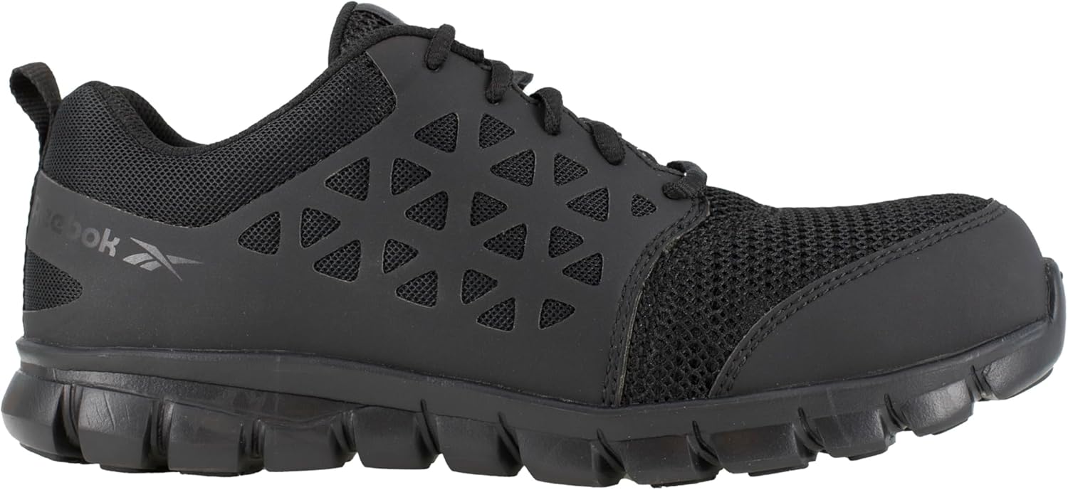 Мужские кроссовки Reebok RB409 Sublite Cushion с композитным носком, черные — фото 2