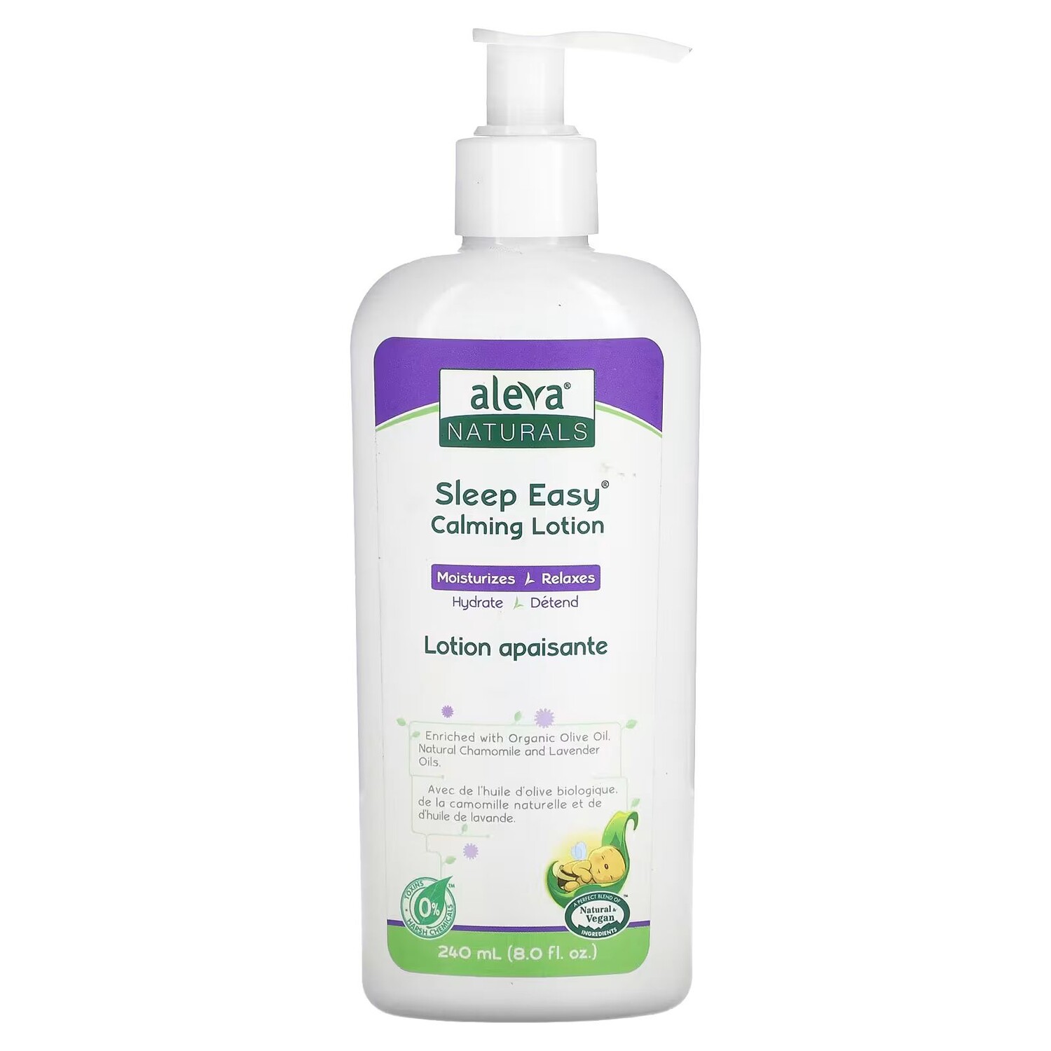 

Успокаивающий лосьон Sleep Easy, 8 жидких унций (240 мл) Aleva Naturals