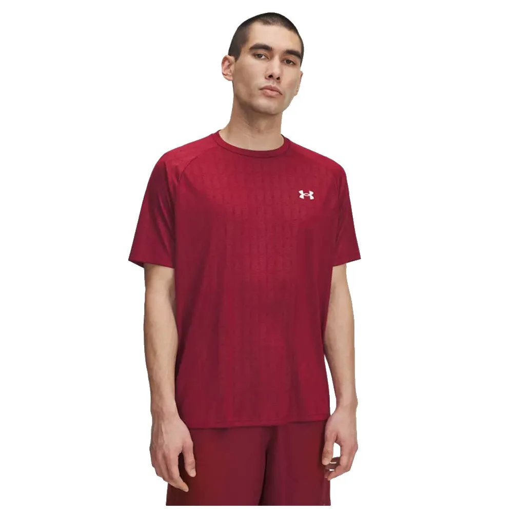 

Футболка с коротким рукавом Under Armour JD Tech Emboss, красный