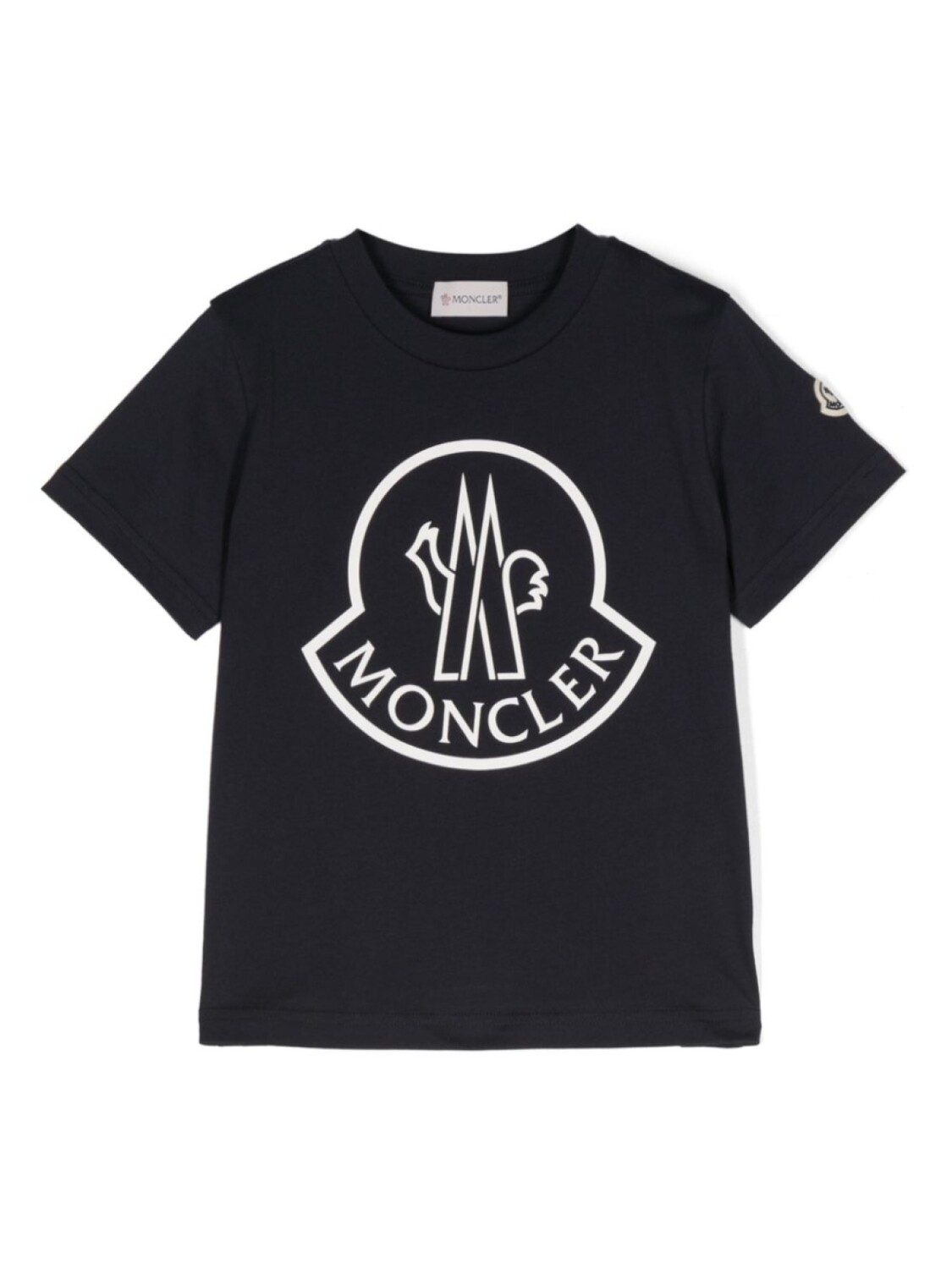 

Moncler Enfant футболка с логотипом, синий