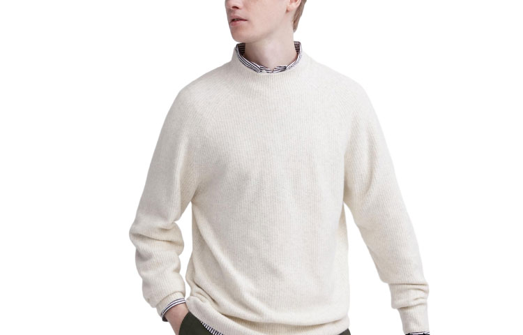 

UNIQLO Джемпер мужской 01 Ivory
