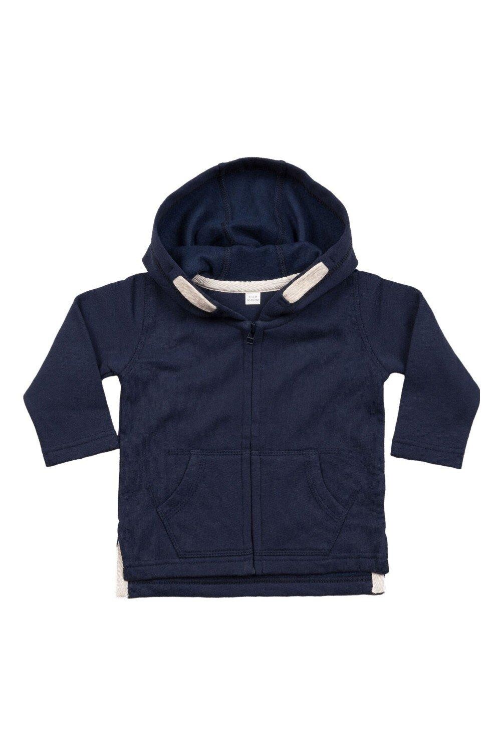 

Толстовка с полной молнией Babybugz, темно-синий