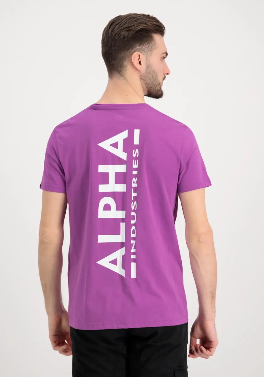 

Футболка Alpha Industries " Alpha Industries Мужчины - Футболки с принтом на спине ", цвет Dark Magenta