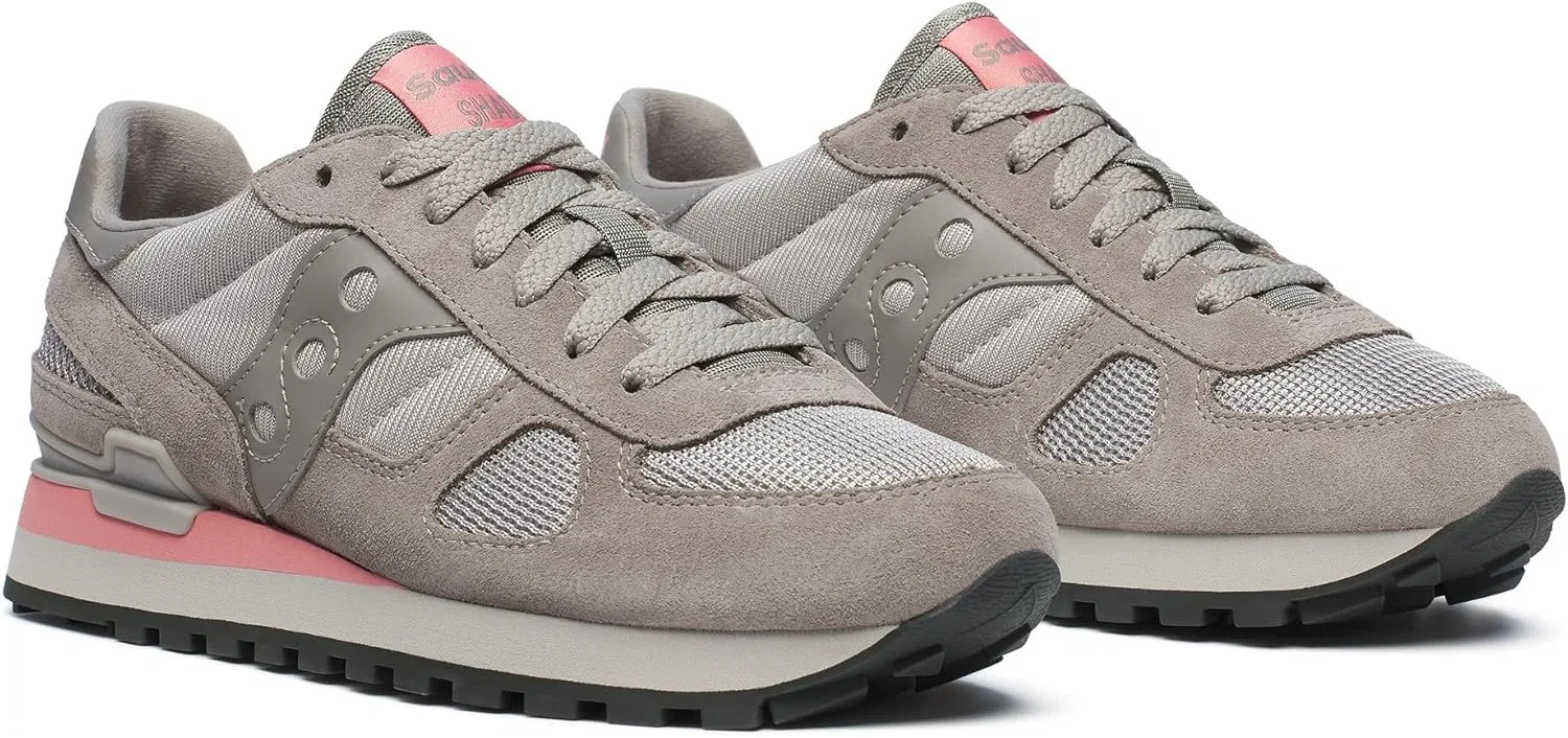Кроссовки Saucony серые Original Shadow — фото 2