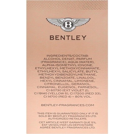 Bentley For Men Intense Eau De Parfum 100ml Wood — фото 2