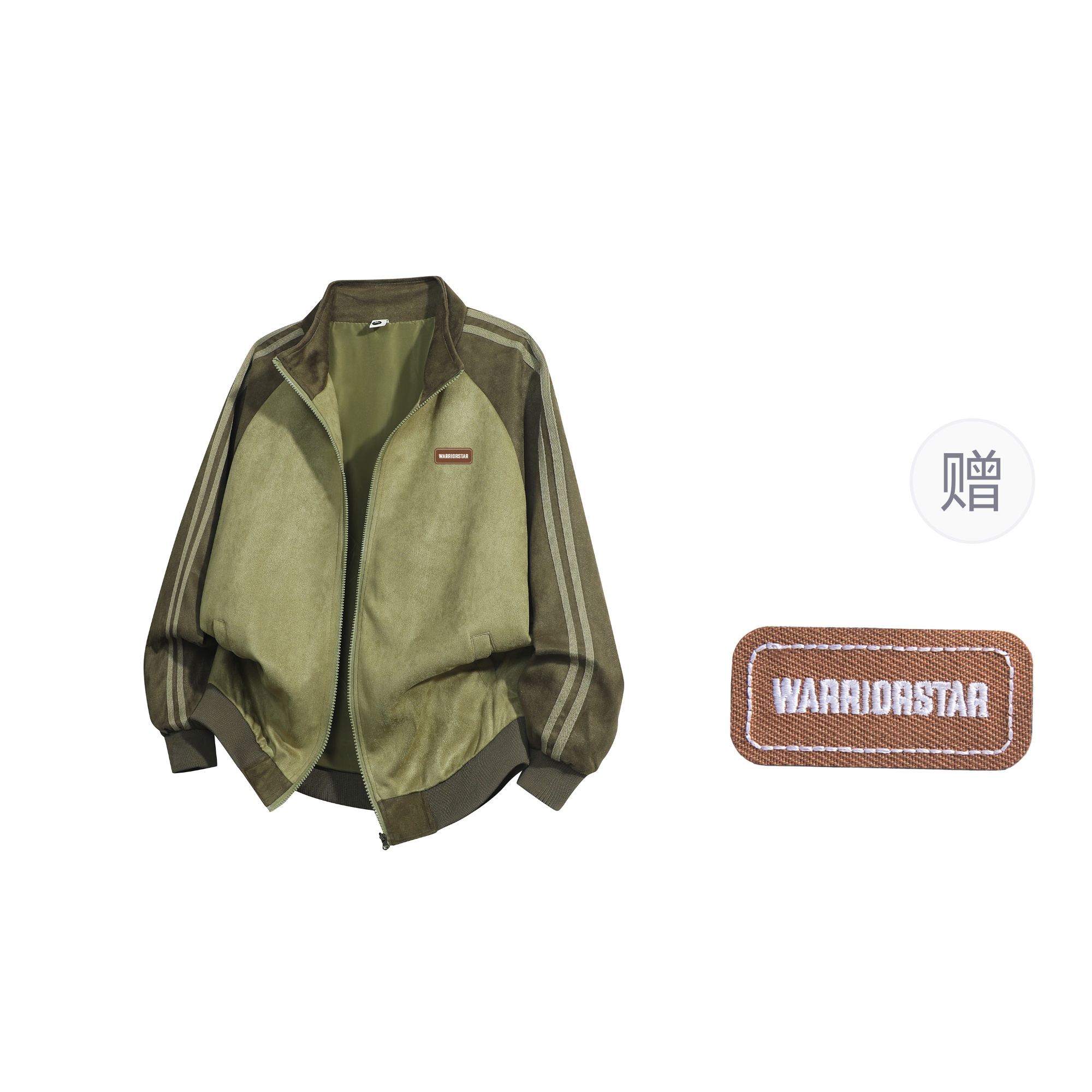 

Куртка Unisex Stand Collar Moderate Wind Shell WARRIOR, jasper[free diy badge]