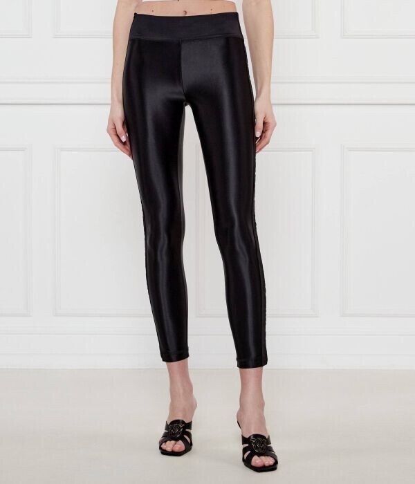 

Леггинсы женские Versace Jeans Couture атласные, черный