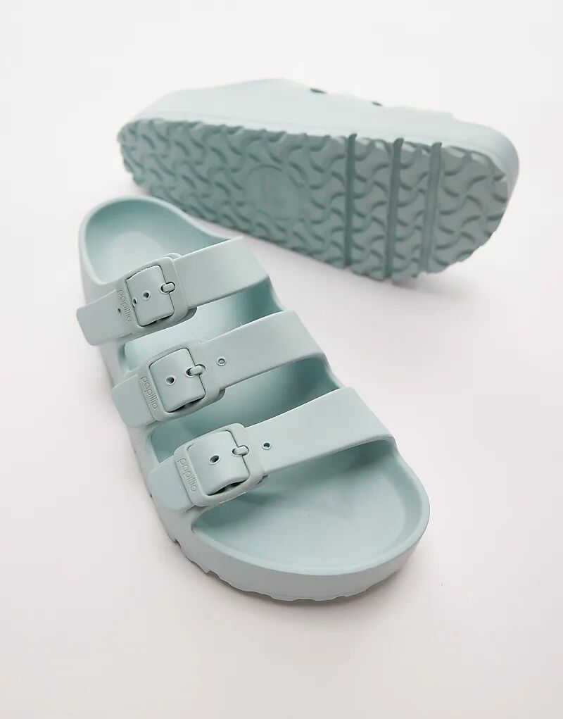 Сандалии Birkenstock Florida III из ЭВА на гибкой платформе в цвете «серый зеленый» — фото 2