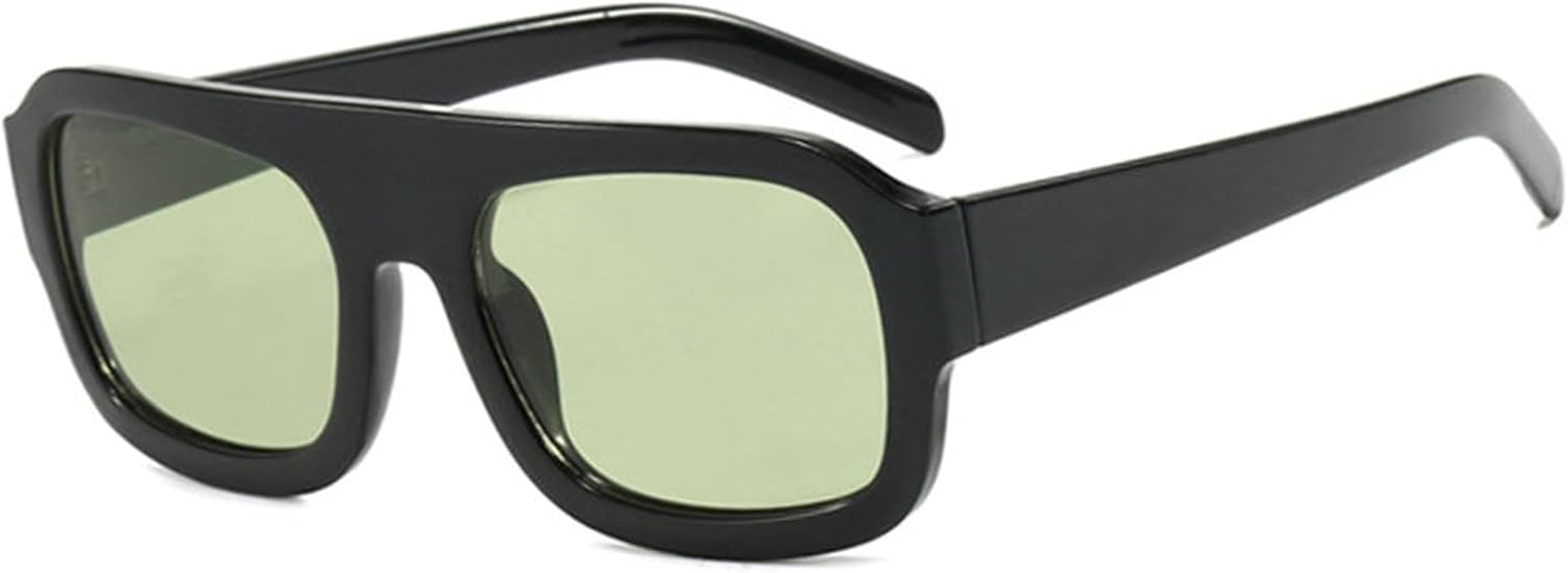 

Солнцезащитные очки Helena в стиле ретро с плоской верхней частью, квадратные, женские, модные, градиентные, с защитой от УФ-излучения UV400, мужские, панк, пилотные, S68, C13