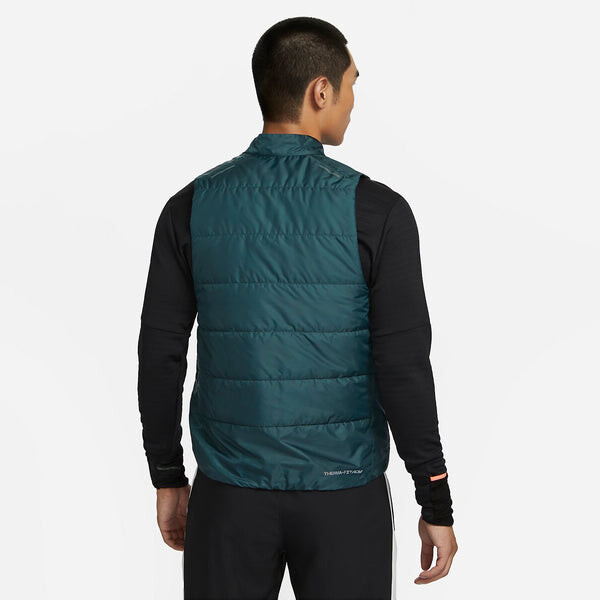 Жилеты therma fit adv repel down жилет для бега Nike, зеленый — фото 2