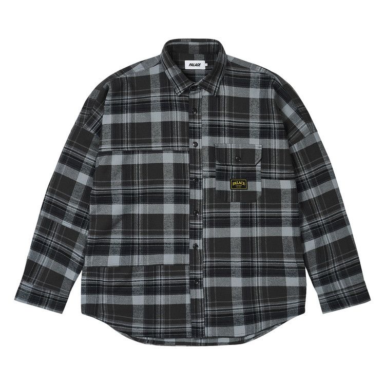 

Рубашка Palace Lumber Yak Patch Overshirt, Black